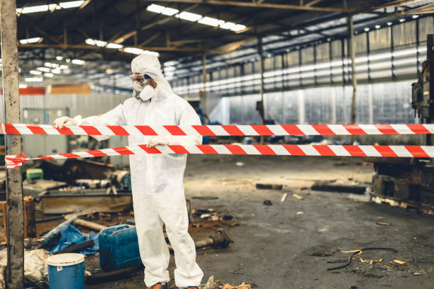 Professional Biohazard technician working in Sun Valley, ID